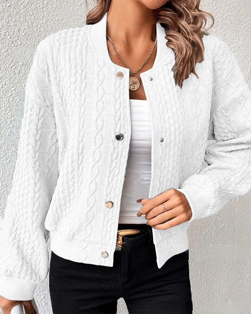 Lucille™ - Elegant Textured Cardigan