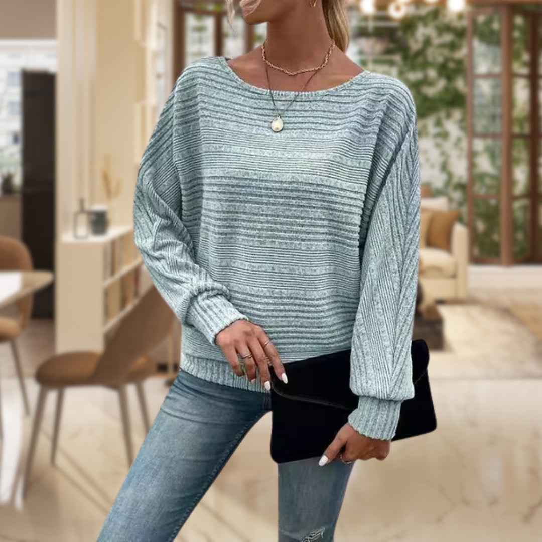 Martha™ - Casual Chic Textured Pullover