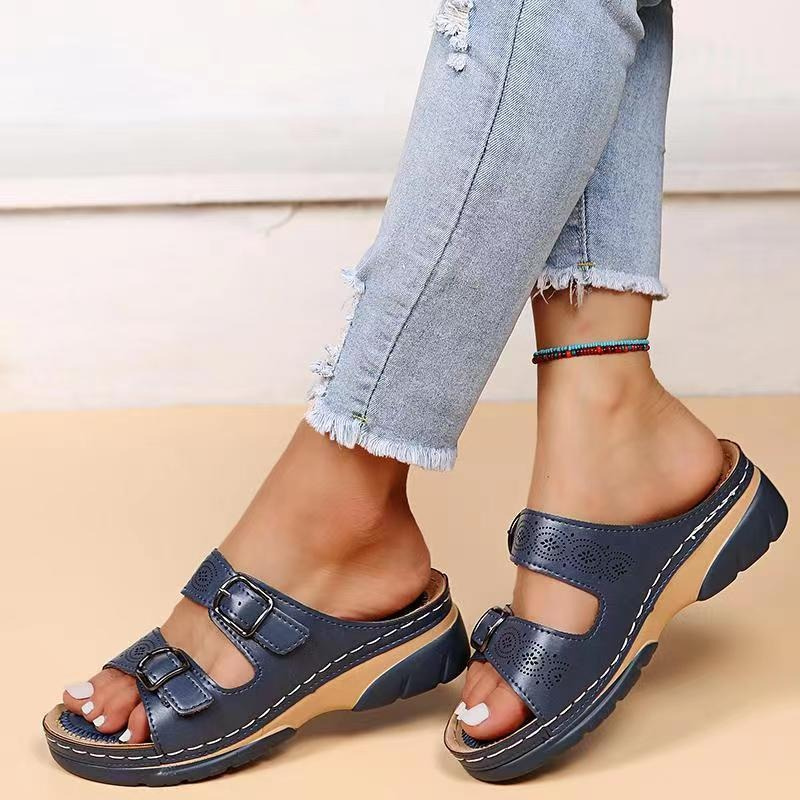 Liv™ | Orthopedic Leather Sandals