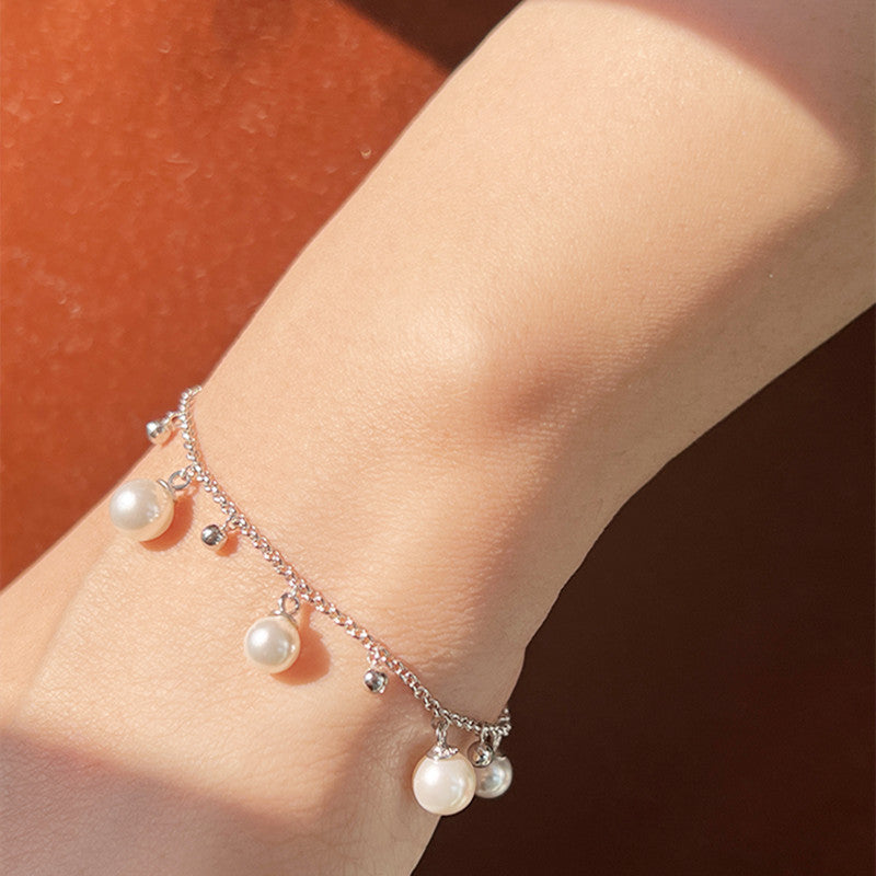 Freshwater Pearls Golden Bracelet