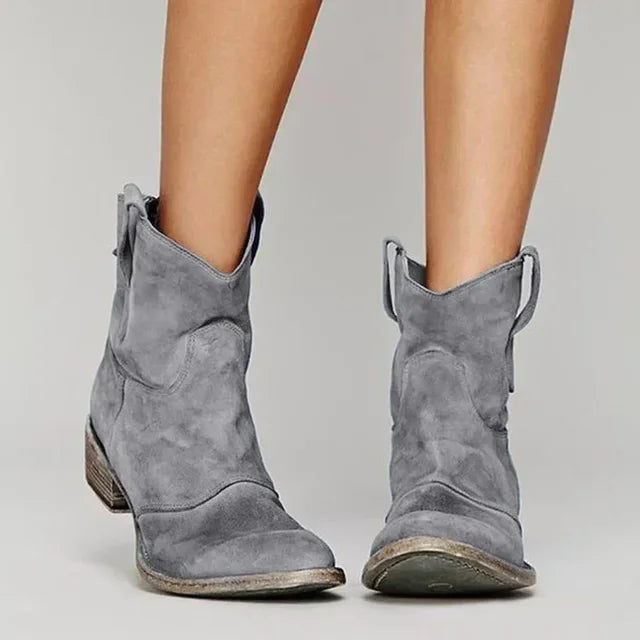 Jane - Vintage cowboy ankle boots for women